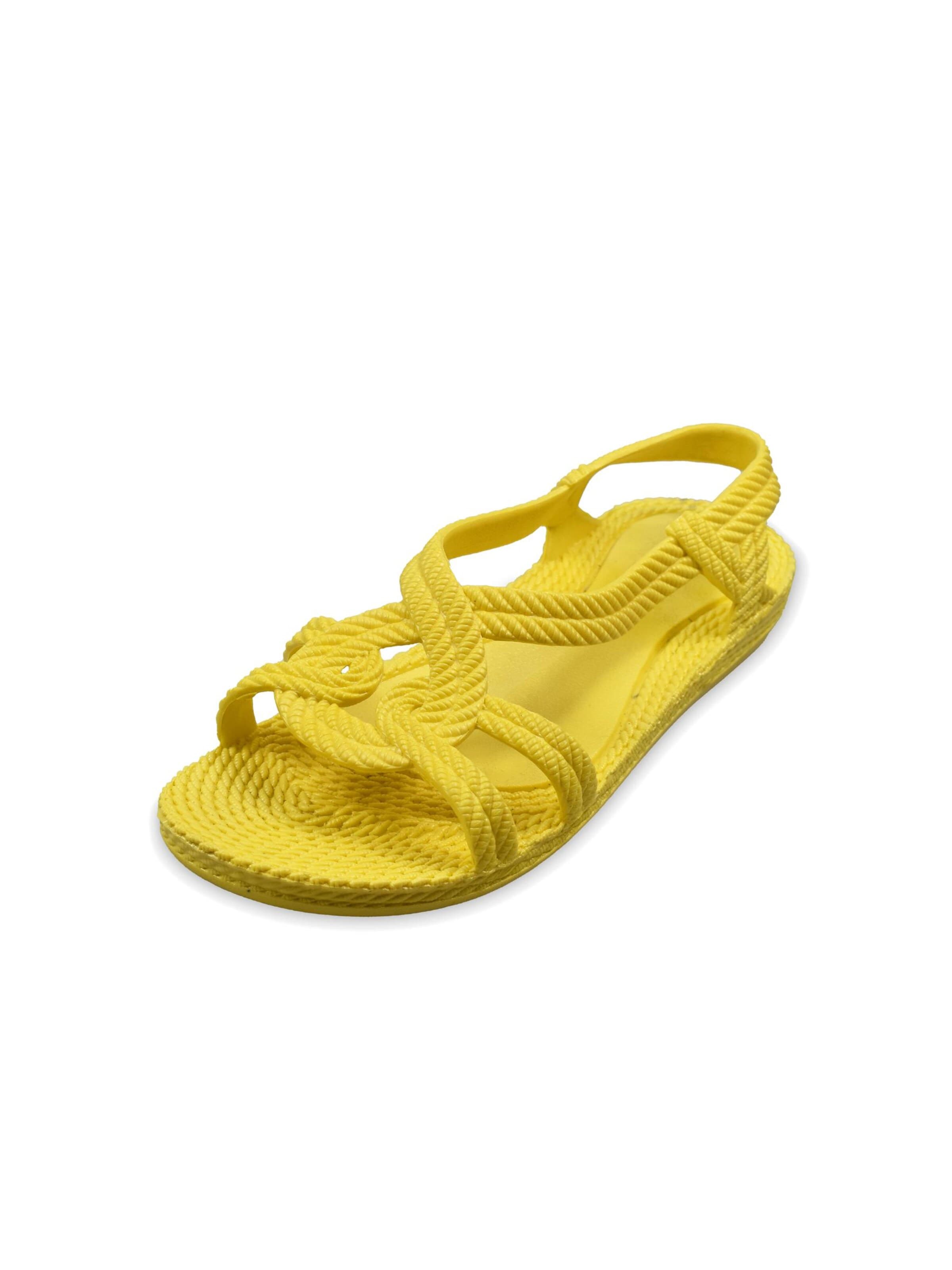 Brasileras Sandals 'Esmirna' in Yellow