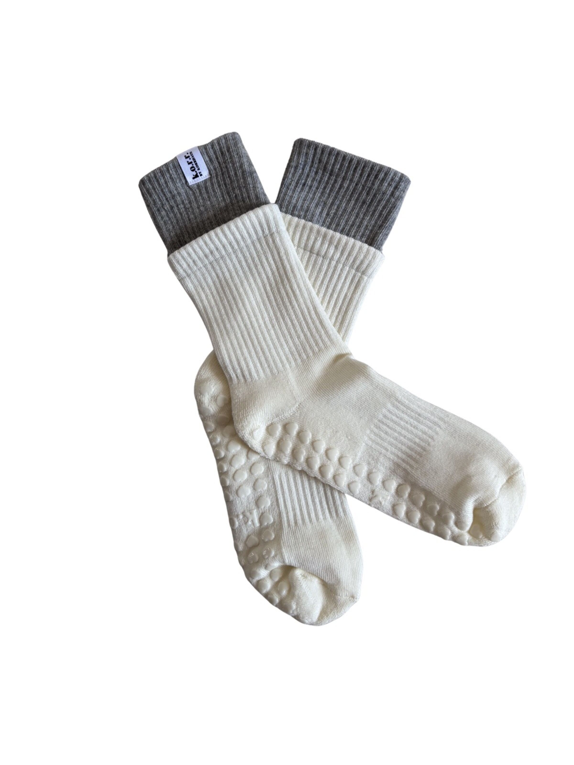 KORRHAUS Sports socks 'Double Layer Grey' in Grey: front