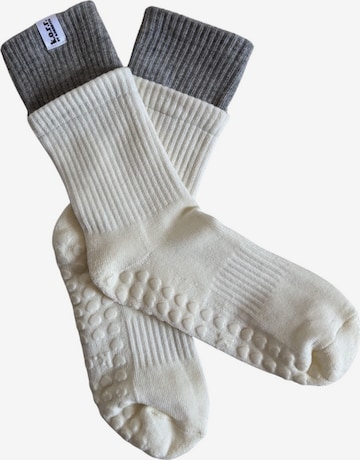 KORRHAUS Sports socks 'Double Layer Grey' in Grey: front