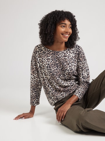 Hailys - Jersey 'Mi44a' en beige: frente