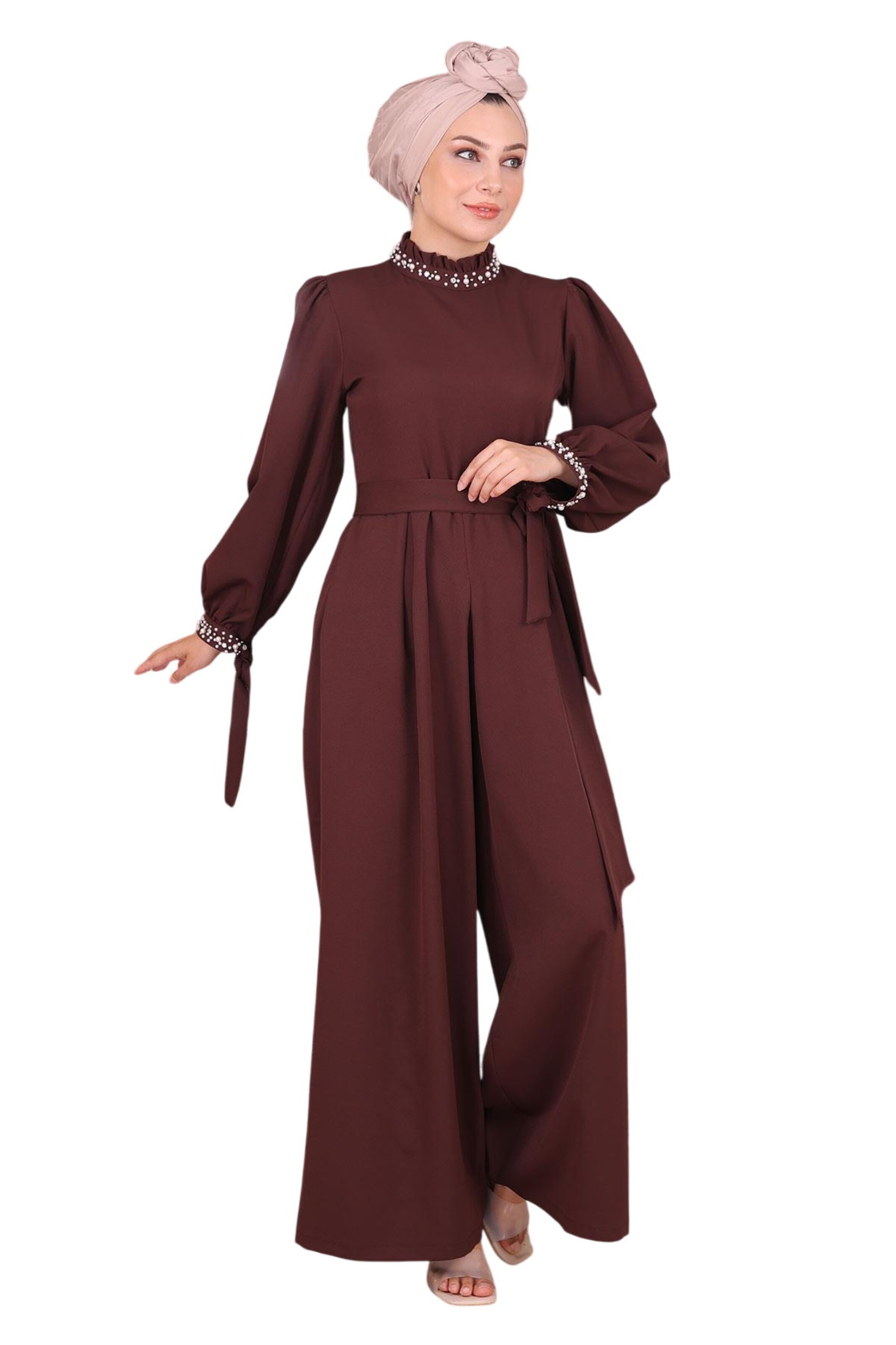 MODAMIHRAM Jumpsuit in Brown