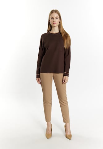 DreiMaster Klassik Sweater 'Baradello' in Brown