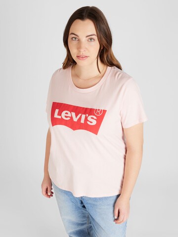 Levi's® Plus Тениска 'PL Perfect Tee' в розово: отпред