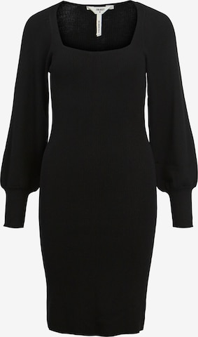 OBJECT Knitted dress 'AGNES' in Black: front