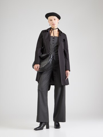 HUGO Between-Seasons Coat 'Makares-1' in Black