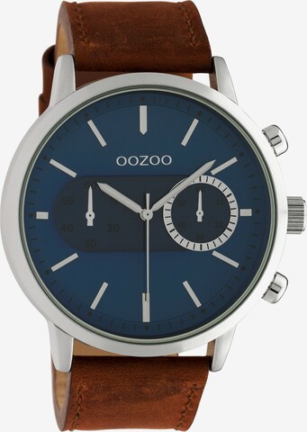 OOZOO Analog Watch in Brown: front