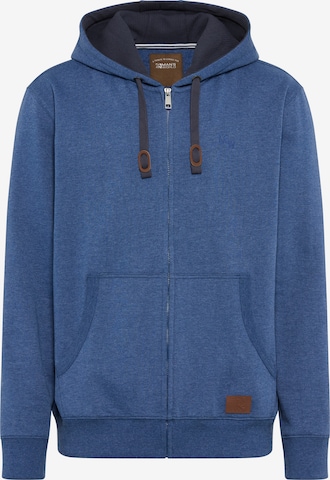 Man's World Sweatjacke in Blau: Vorderseite