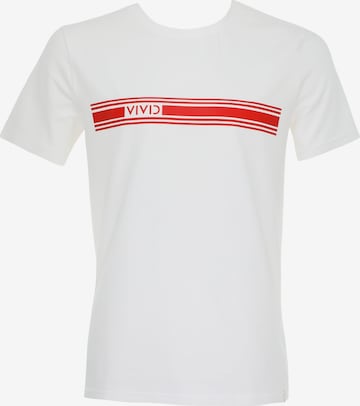 Maglietta di VIVID in bianco: frontale