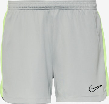 NIKE Regular Workout Pants 'Academy23' in Grey: front