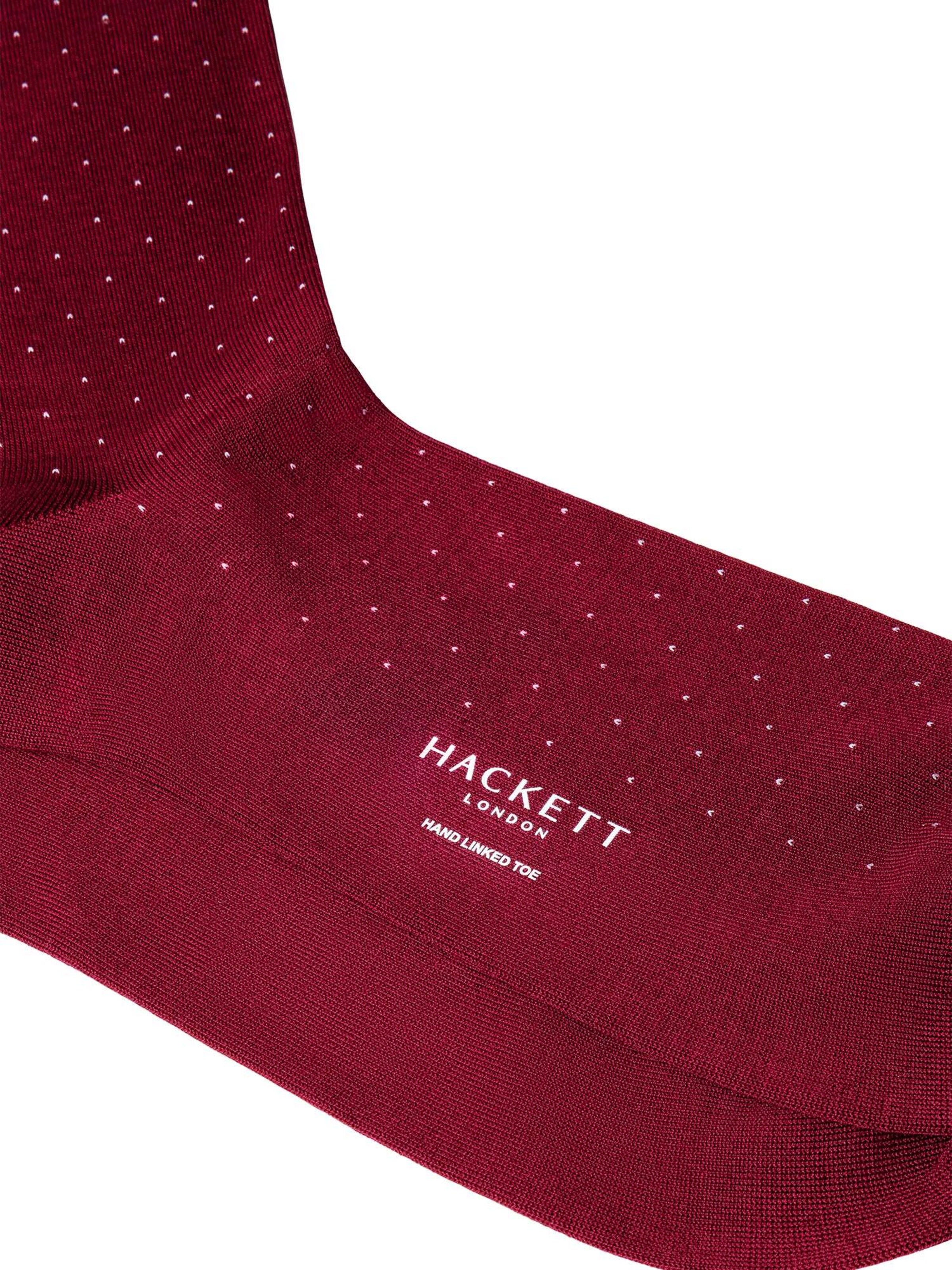 Chaussettes ' POLKA DOT  ' Hackett London en rouge