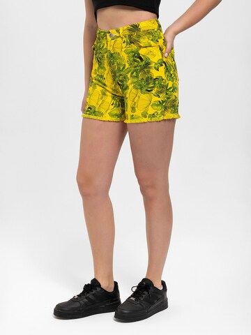 By Diess Collection regular Παντελόνι σε κίτρινο