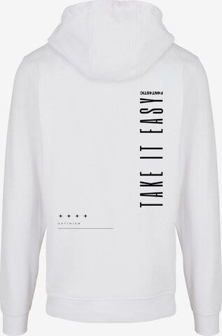 F4NT4STIC Sweatshirt 'Take It Easy' in Weiß