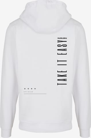 F4NT4STIC Sweatshirt 'Take It Easy' in Weiß