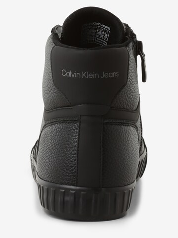 melns Calvin Klein Jeans Augstie brīvā laika apavi