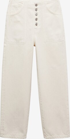 MANGO Regular Jeans 'BONNIE' i beige: framsida