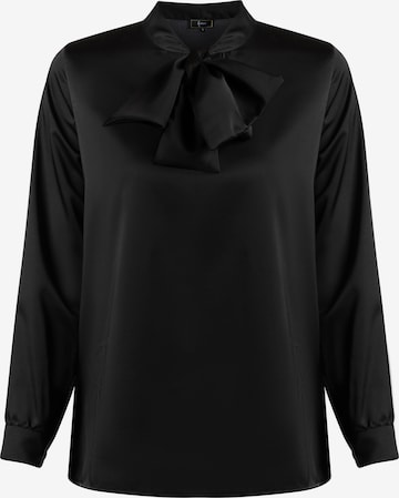 faina Blouse in Zwart: voorkant