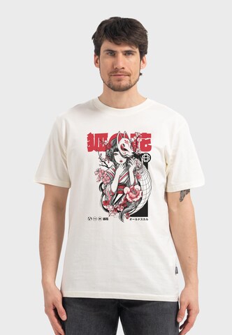 Oldskull Shirt in White: front