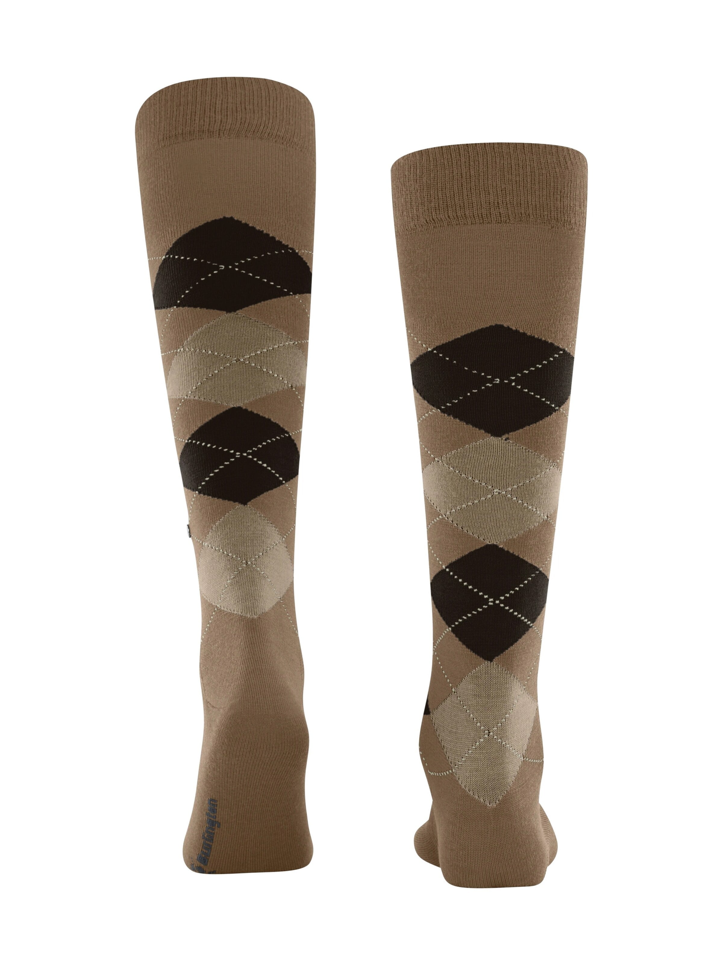 BURLINGTON Knee High Socks 'Edinburgh' in Brown