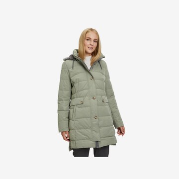 GIL BRET Winter Coat in Green: front