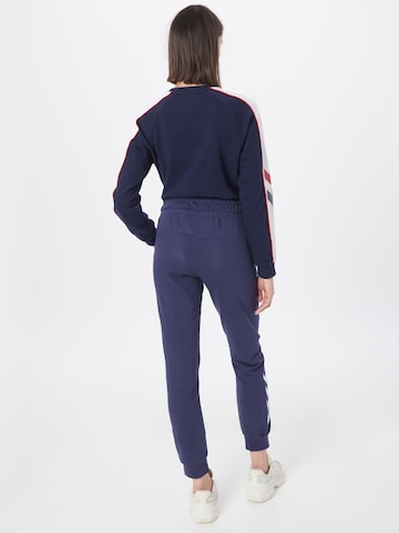 Effilé Pantalon de sport 'NONI' Hummel en bleu