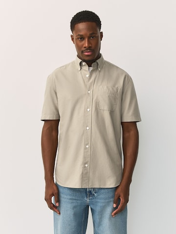 Next - Regular Fit Camisa em cinzento: frente