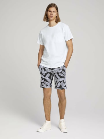 TOM TAILOR DENIM Regular Shorts in Schwarz