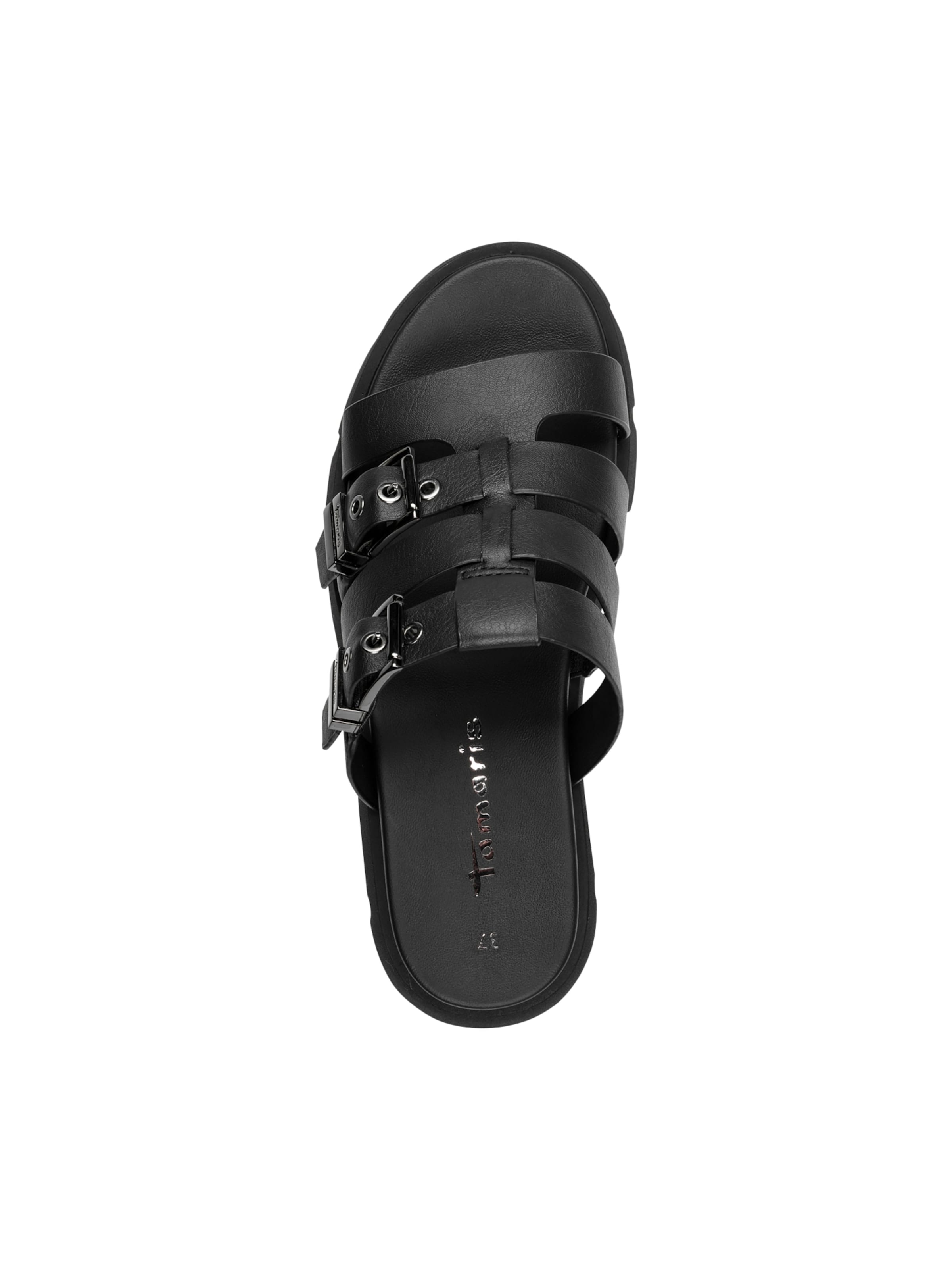 Sandalo di Tamaris in nero