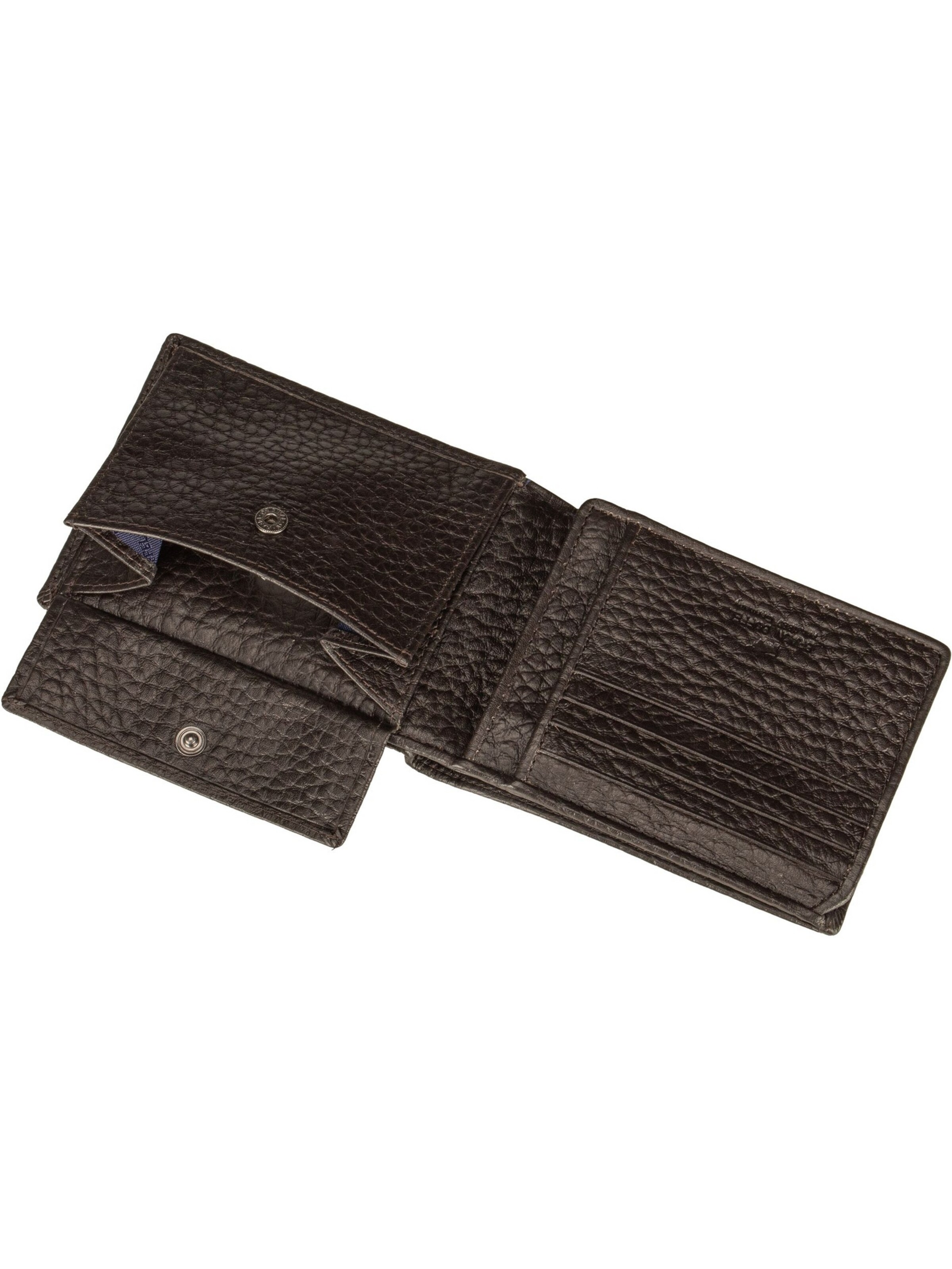 Portamonete 'Yannik' di Braun Büffel in marrone