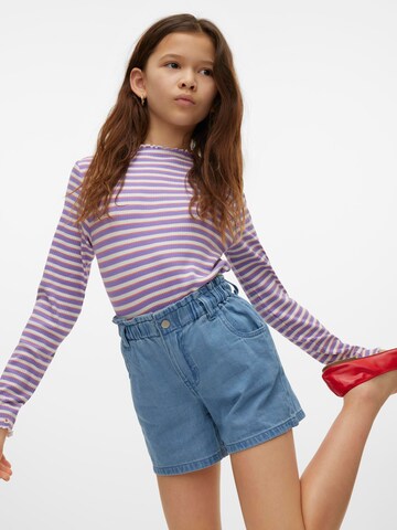 Vero Moda Girl Shirt 'VMVio' in Wit: voorkant