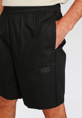 PUMA Regular Shorts in Schwarz