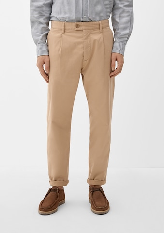 regular Pantaloni chino di s.Oliver in beige: frontale