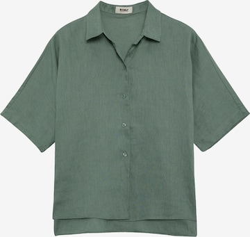 ECOALF Blouse 'Melania' in Groen: voorkant