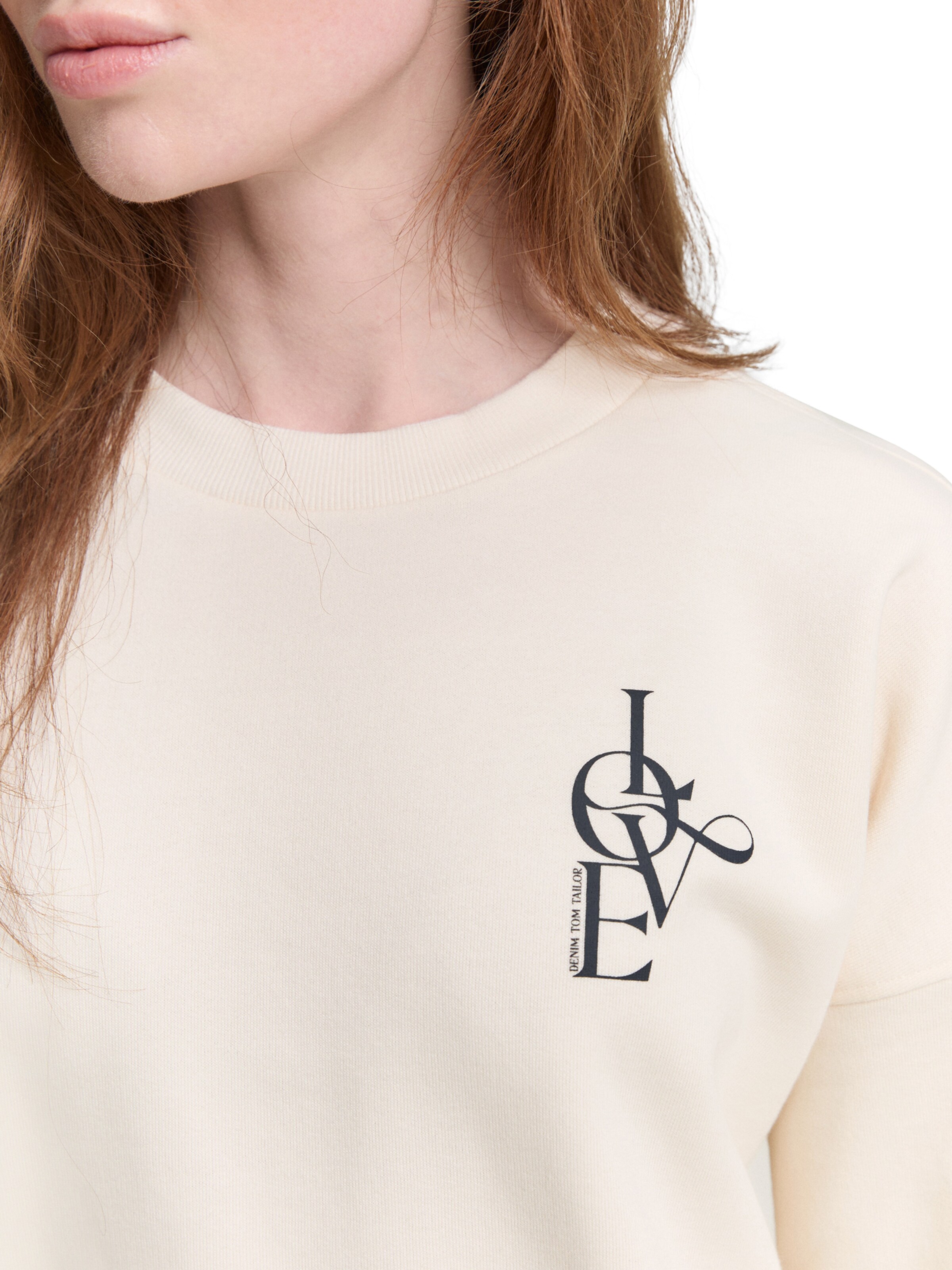 TOM TAILOR DENIM - Sudadera en blanco