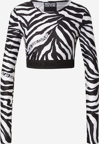 T-shirt Versace Jeans Couture en noir : devant