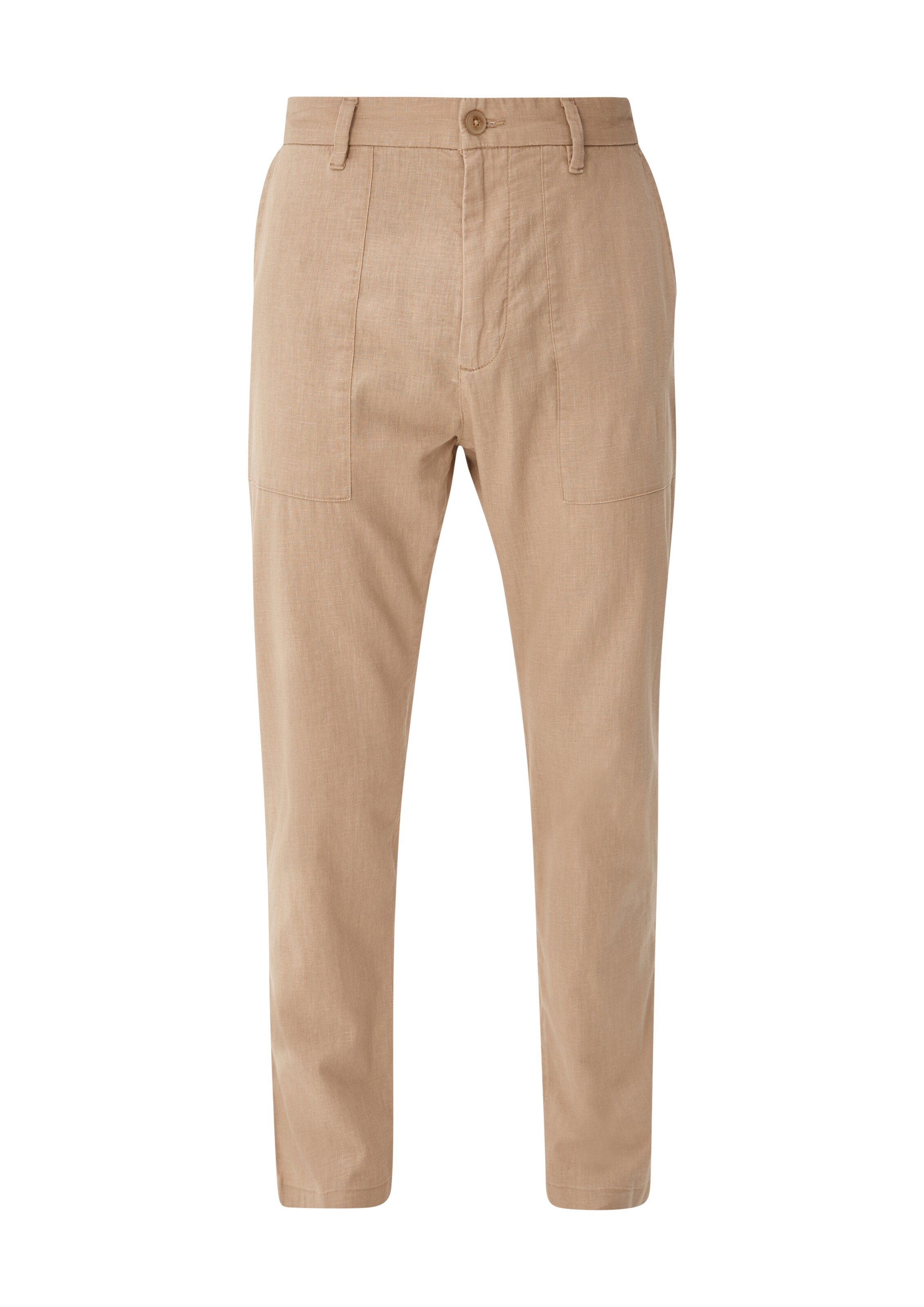 s.Oliver Tapered Trousers 'Detroit' in Beige: front