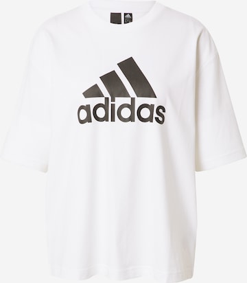 ADIDAS SPORTSWEAR Λειτουργικό μπλουζάκι 'Future Icons Badge Of Sport' σε λευκό: μπροστά