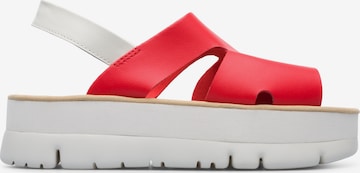 CAMPER Strap Sandals in Red