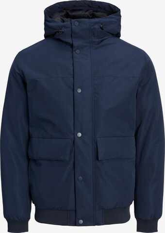 Veste mi-saison 'CHAMP' JACK & JONES en bleu : devant