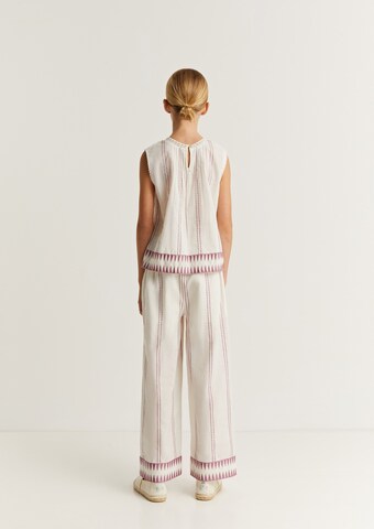 Wide leg Pantaloni 'Chloe' di Scalpers in bianco