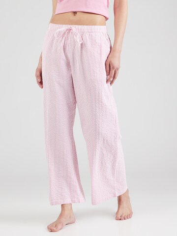 Lindex - Pantalón de pijama en rosa: frente