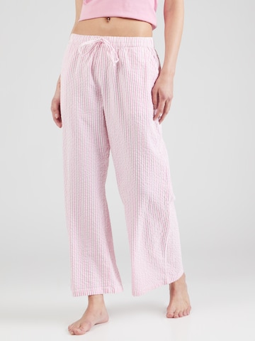 Lindex Pidžaamapüksid, värv roosa: eest vaates