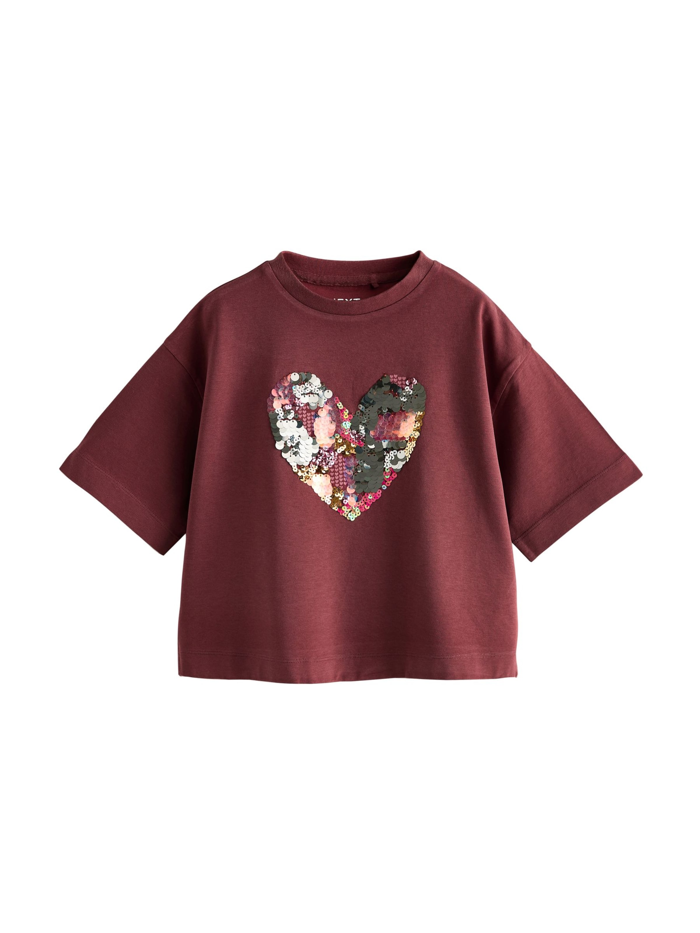 T-Shirt Next en marron : devant