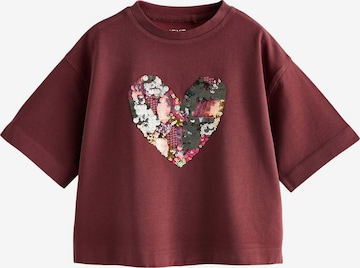 T-Shirt Next en marron : devant