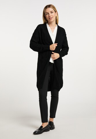 Usha Knit Cardigan in Black