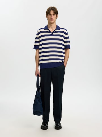 SELECTED - Camiseta en azul