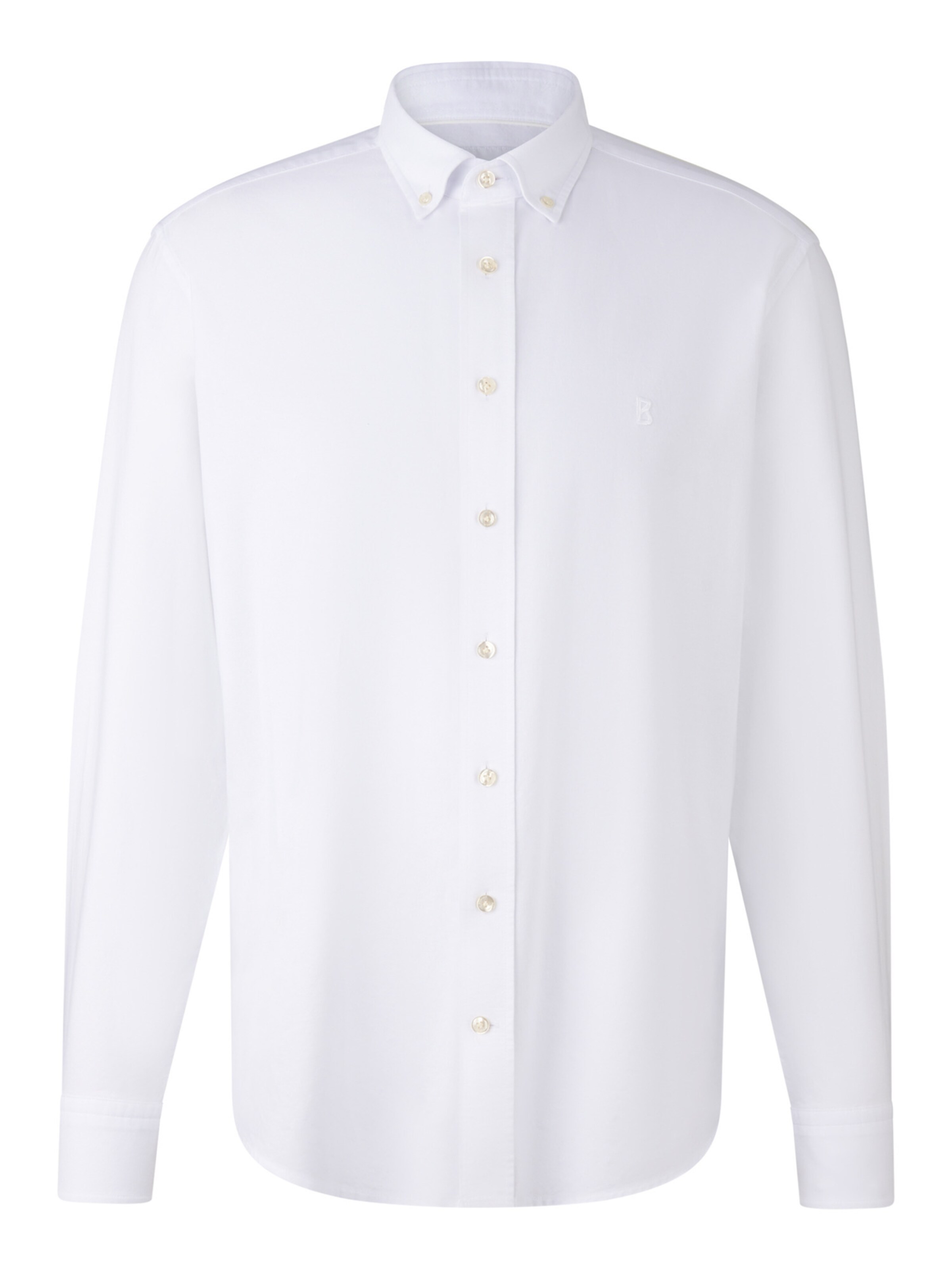 BOGNER Regular Fit Hemd 'Timi' in Weiß: Vorderseite