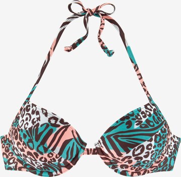 VENICE BEACH Minimizer Bikinitop in Braun: predná strana