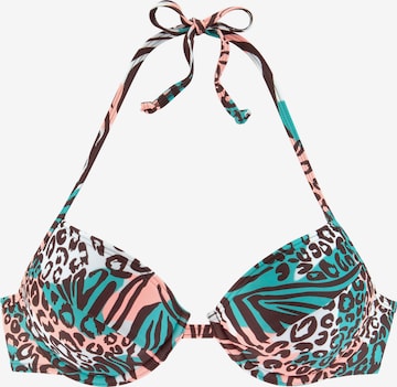 VENICE BEACH Minimizer Bikinitop in Bruin: voorkant