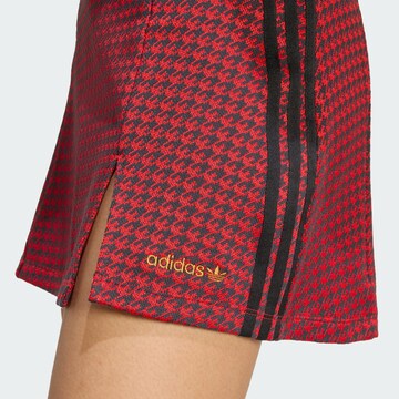 Jupe 'Houndstooth' ADIDAS ORIGINALS en rouge