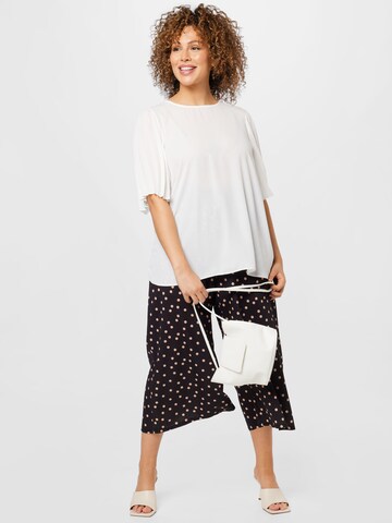 River Island Plus Wide leg Παντελόνι σε μαύρο